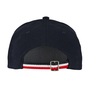 Casquette Bleu Marine dos. Ruban de réglages Tricolore