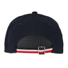 Casquette Bleu Marine dos. Ruban de réglages Tricolore