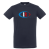 T-Shirt N°2 Ovale CR French Marine