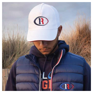 Casquette Blanche Face logo brodé