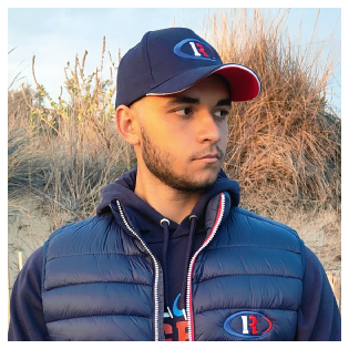 Casquette Bleu Marine Face
