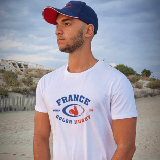 France coq confort Blanc homme