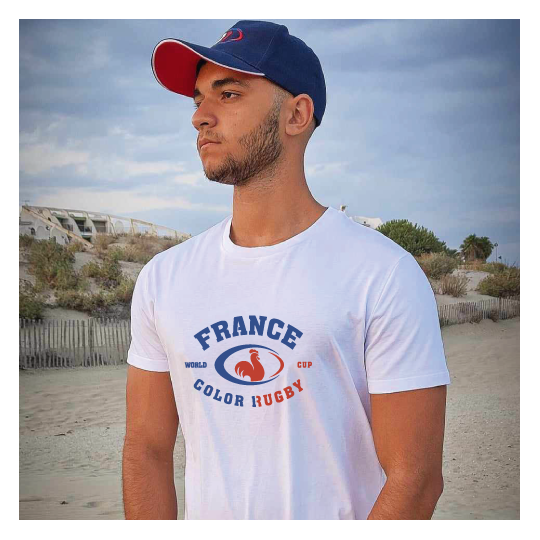 France coq confort Blanc homme