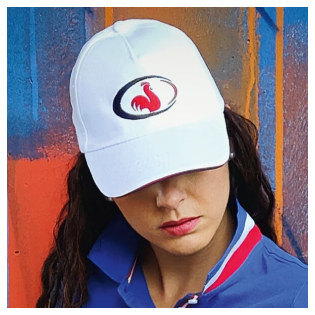 Casquette COQ Blanche