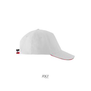 Casquette COQ Blanche Profil