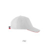 Casquette COQ Blanche Profil