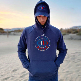 N3 Blason CR Sweat-Shirt Unisexe Marine