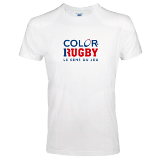 T-shirt N°1 Color Rugby "ajusté" Blanc