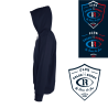 CLUB veste zippée à capuche doublée