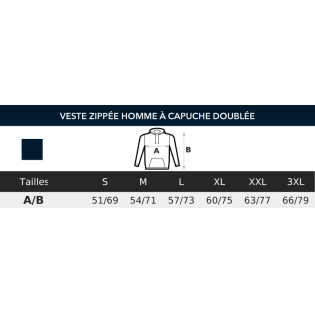 CLUB veste zippée à capuche doublée