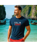 T-Shirt Fabriqué en France 6 Nations Les bleus Rugby Sport FFR
